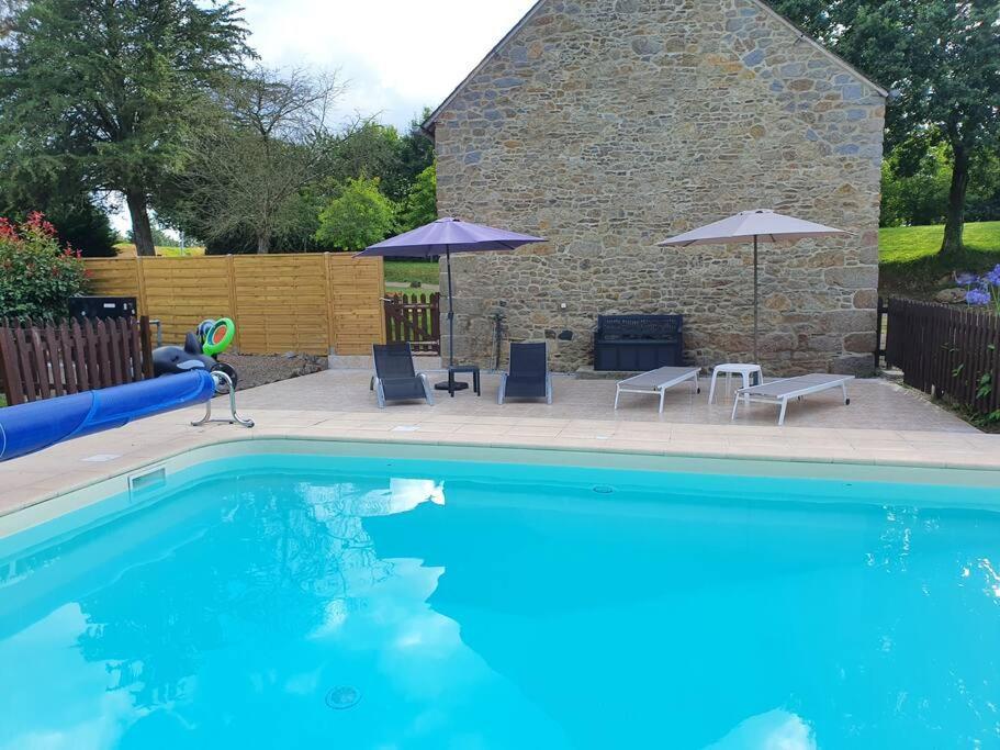 Studio Nid Cosy Avec Piscine ボヌマン エクステリア 写真